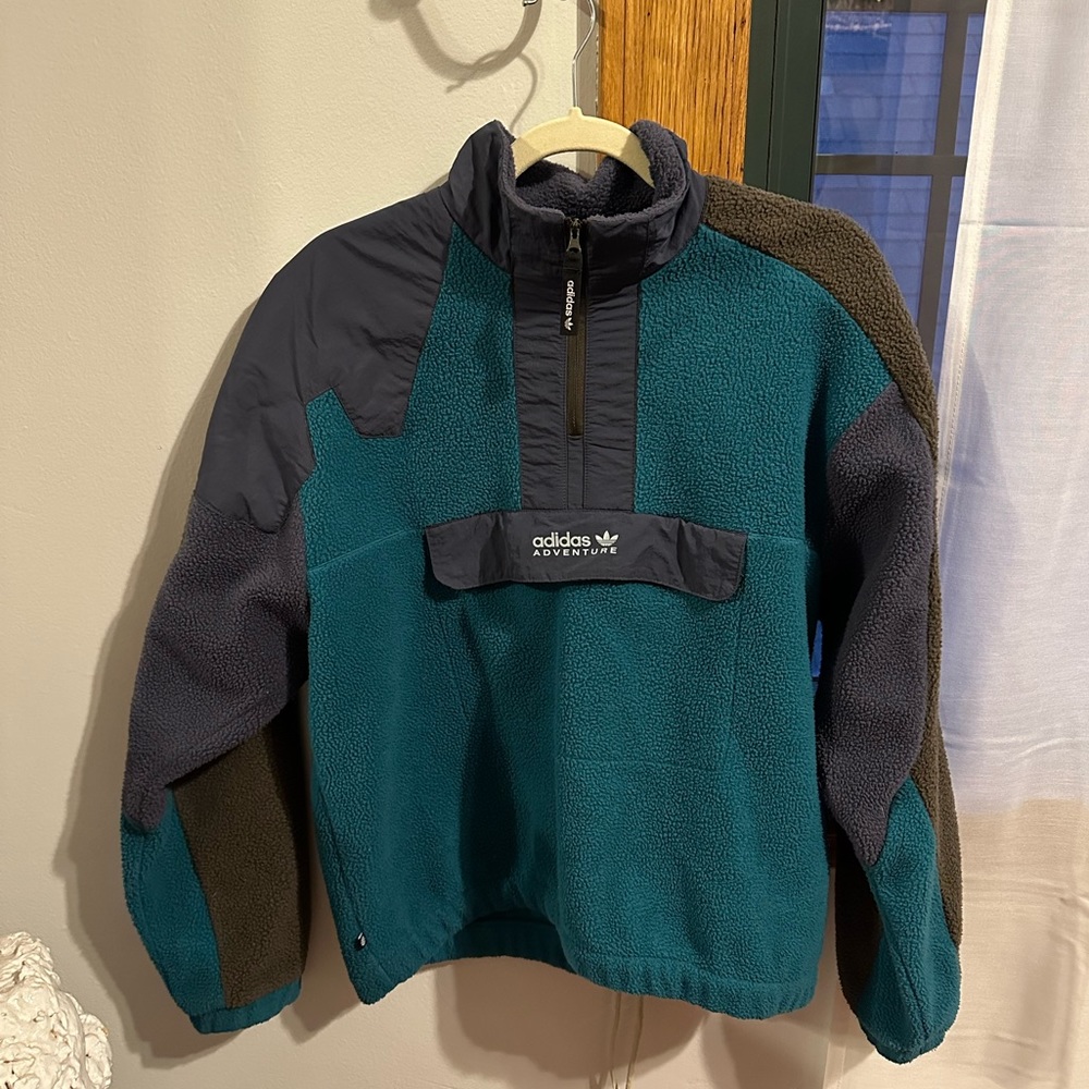 Adidas Originals Adventure Fleece Quarter Zip Sweater